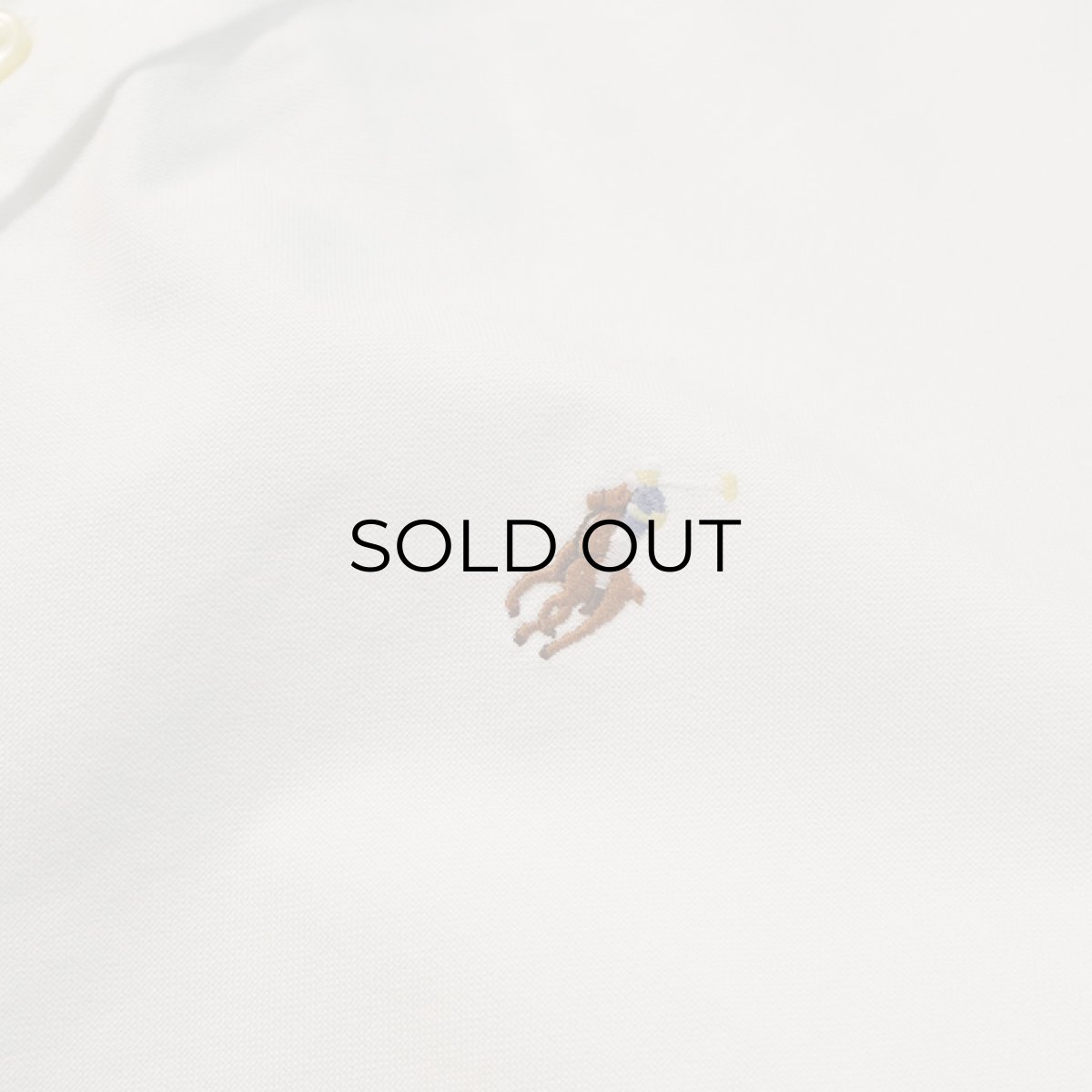 画像11: 90's Ralph Lauren WHITE COTTON OXFORD B/D SHIRT (11)