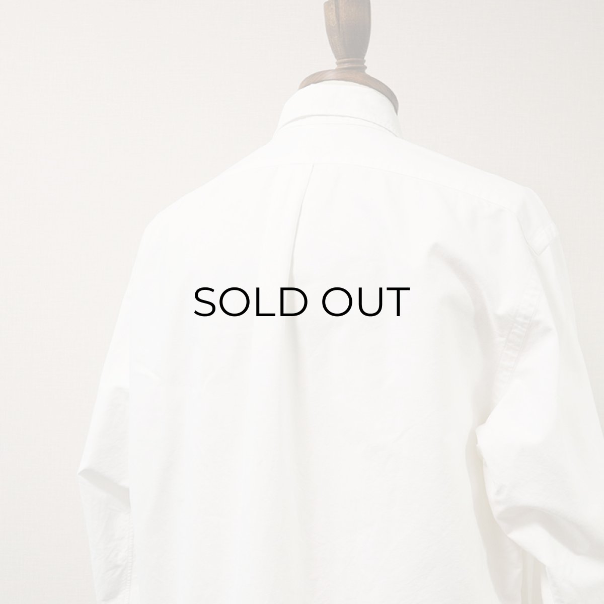 画像6: 90's Ralph Lauren WHITE COTTON OXFORD B/D SHIRT (6)