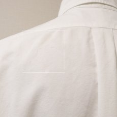 画像15: 90's Ralph Lauren WHITE COTTON OXFORD B/D SHIRT (15)