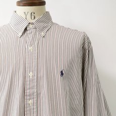 画像4: Ralph Lauren COTTON STRIPE B/D SHIRT (4)
