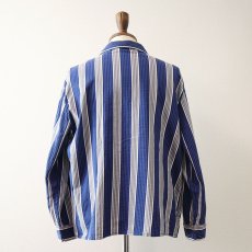 画像5: OLD Primavera COTTON STRIPE EURO PAJAMA SHIRT (5)