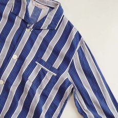 画像7: OLD Primavera COTTON STRIPE EURO PAJAMA SHIRT (7)