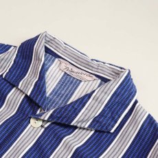 画像8: OLD Primavera COTTON STRIPE EURO PAJAMA SHIRT (8)