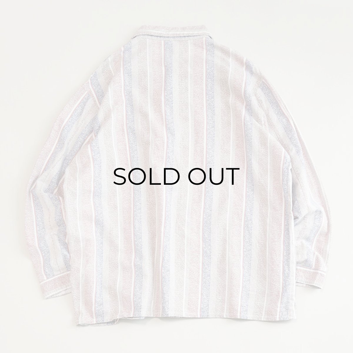 画像7: OLD WITT COTTON STRIPE EURO PAJAMA SHIRT (7)