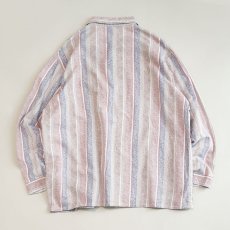 画像7: OLD WITT COTTON STRIPE EURO PAJAMA SHIRT (7)