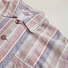 画像9: OLD WITT COTTON STRIPE EURO PAJAMA SHIRT (9)