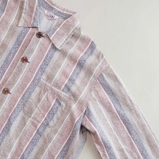 画像8: OLD WITT COTTON STRIPE EURO PAJAMA SHIRT (8)