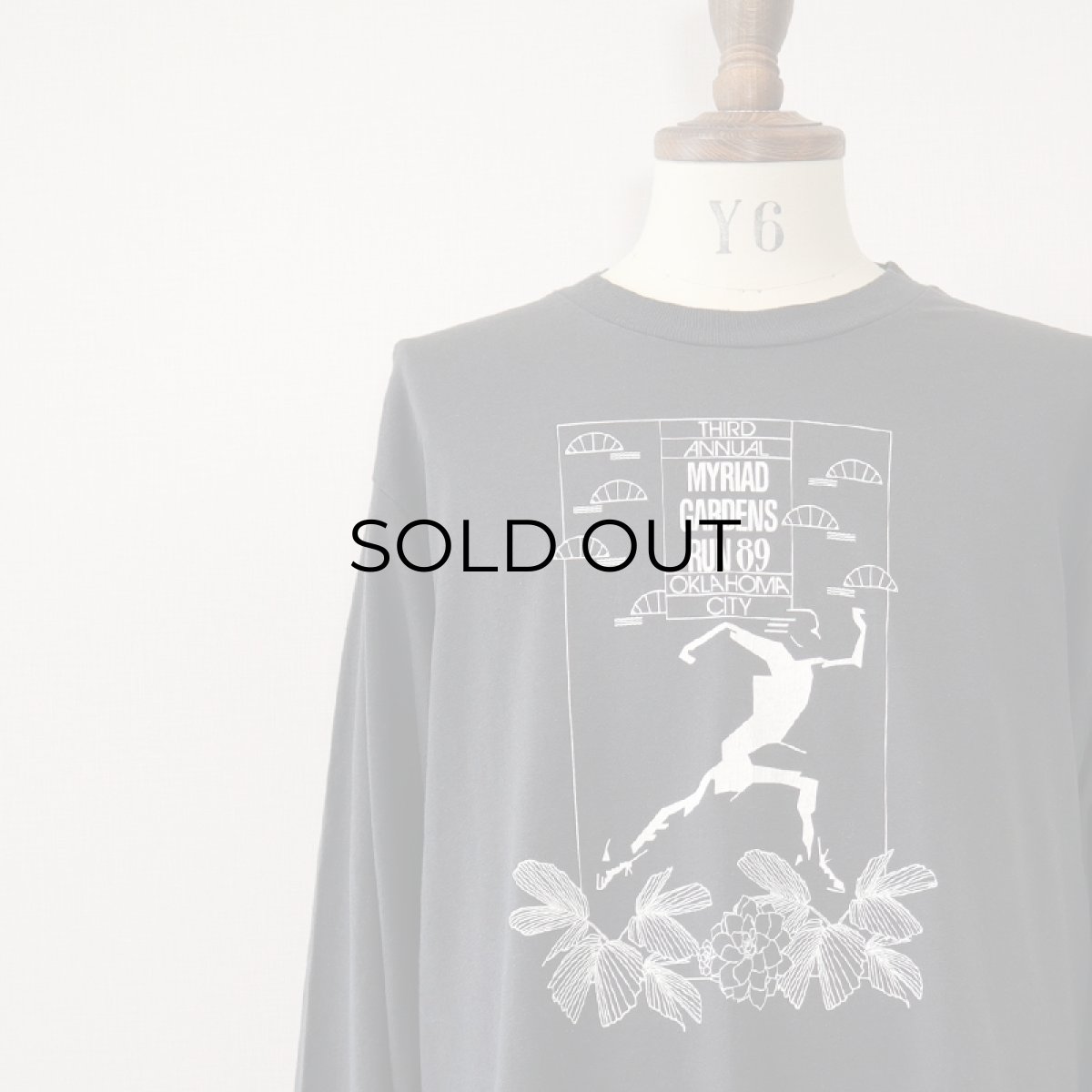 画像4: 80's SCREEN STARS PRINT L/S TEE "MYRIAD GARDENS RUN 89" (4)