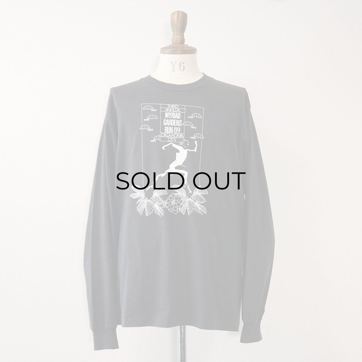 画像1: 80's SCREEN STARS PRINT L/S TEE "MYRIAD GARDENS RUN 89" (1)