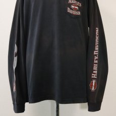 画像7: HARLEY-DAVIDSON COTTON W-PRINT L/S POCKET TEE "NEW RIVER GORGE" (7)