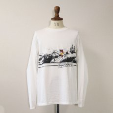 画像13: 80's ONEITA COTTON W-PRINT L/S TEE "SKI THE SUMMIT" (13)