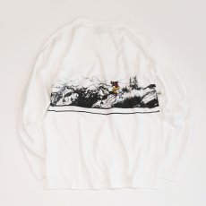 画像2: 80's ONEITA COTTON W-PRINT L/S TEE "SKI THE SUMMIT" (2)