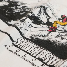 画像6: 80's ONEITA COTTON W-PRINT L/S TEE "SKI THE SUMMIT" (6)