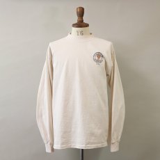 画像1: 90's GILDAN COTTON W-PRINT MOCK NECK L/S TEE "TWELVE DAYS OF FITNESS 1998" (1)