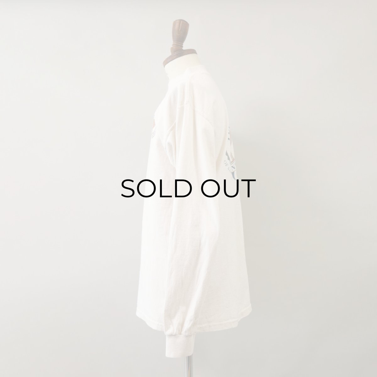 画像2: 90's GILDAN COTTON W-PRINT MOCK NECK L/S TEE "TWELVE DAYS OF FITNESS 1998" (2)