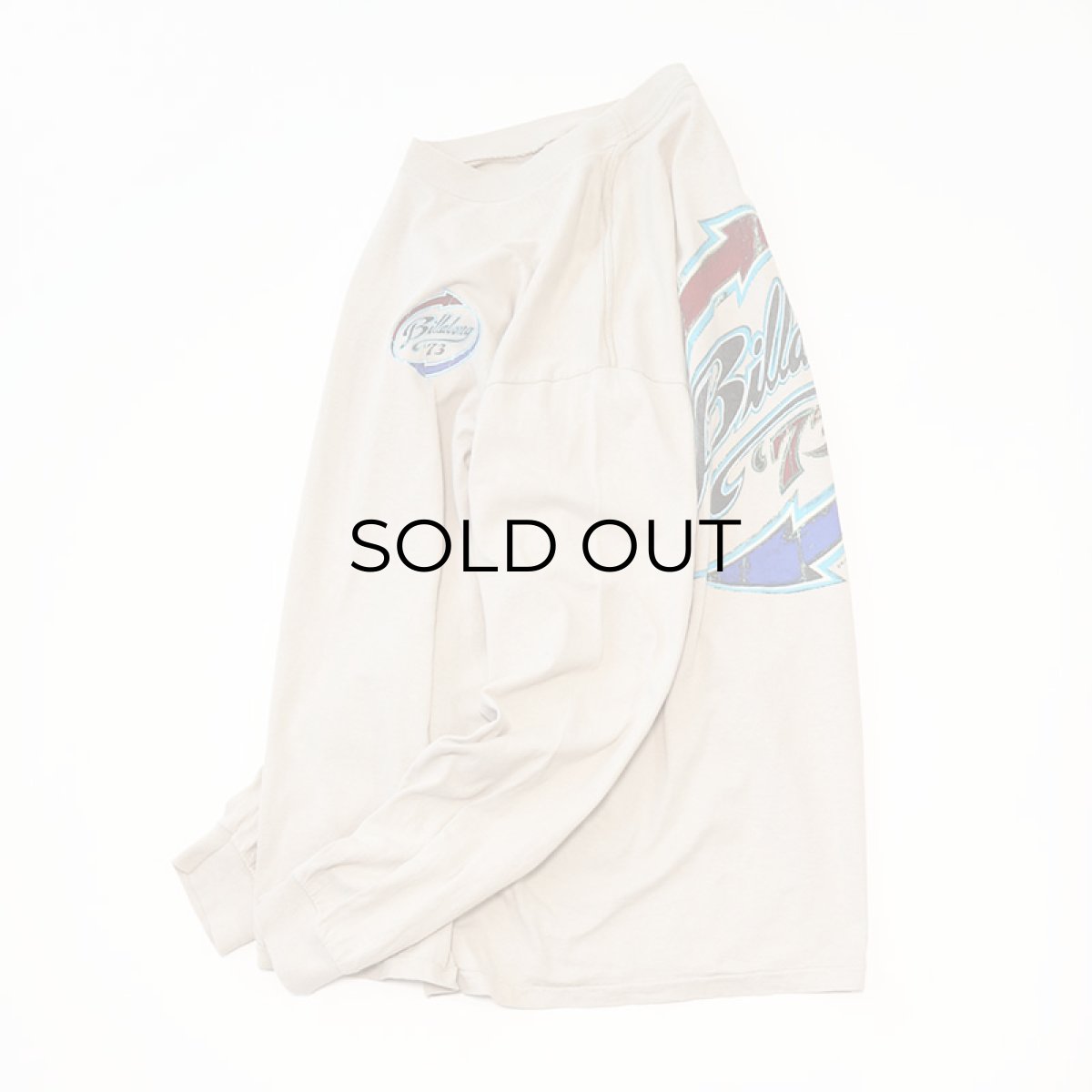 画像1: 90's BILLABONG  COTTON W-PRINT L/S TEE "Billabong '73" (1)