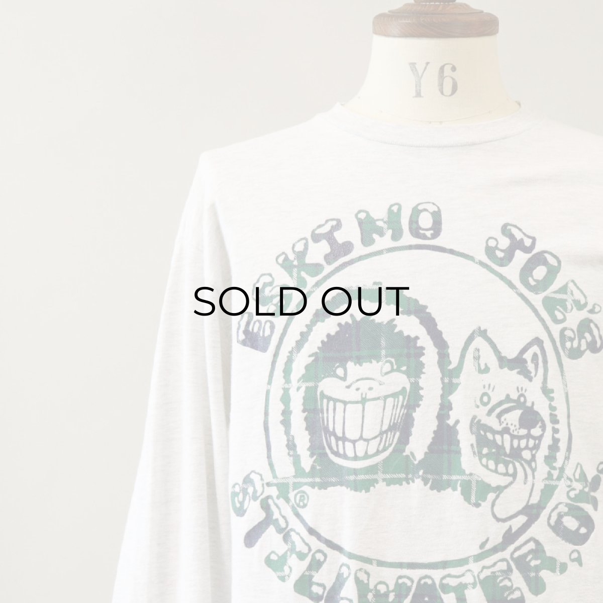 画像8: 〜90's Hanes COTTON W-PRINT L/S TEE "ESKIMO JOE'S" (8)