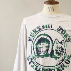 画像8: 〜90's Hanes COTTON W-PRINT L/S TEE "ESKIMO JOE'S" (8)