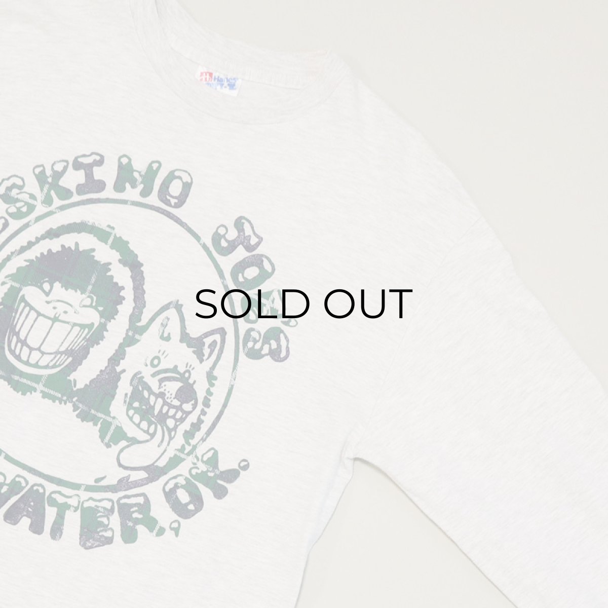 画像3: 〜90's Hanes COTTON W-PRINT L/S TEE "ESKIMO JOE'S" (3)