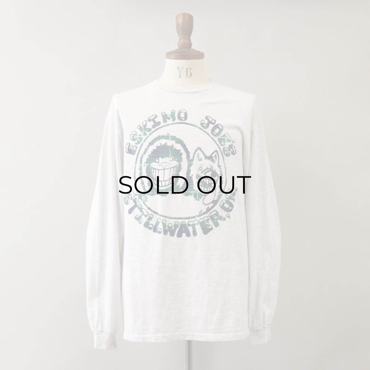 画像9: 〜90's Hanes COTTON W-PRINT L/S TEE "ESKIMO JOE'S" (9)