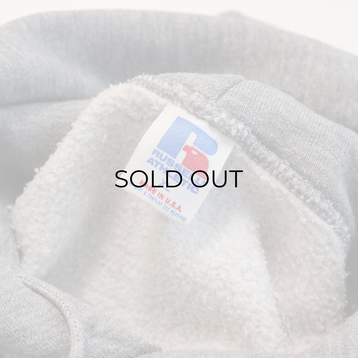 画像13: 80's RUSSELL PLAIN SWEAT PULLOVER PARKA (13)