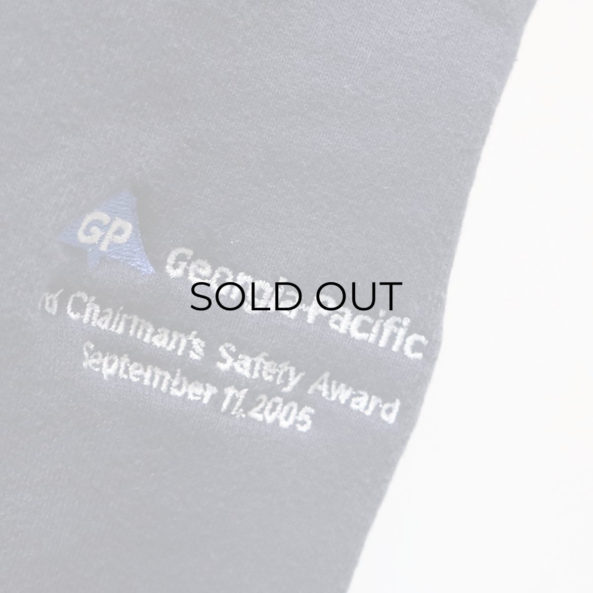 画像8: 90's GRAYBEAR REVERSE WEAVE style EMBROIDERED CREW NECK SWEAT "Georgia-Pacific" (8)