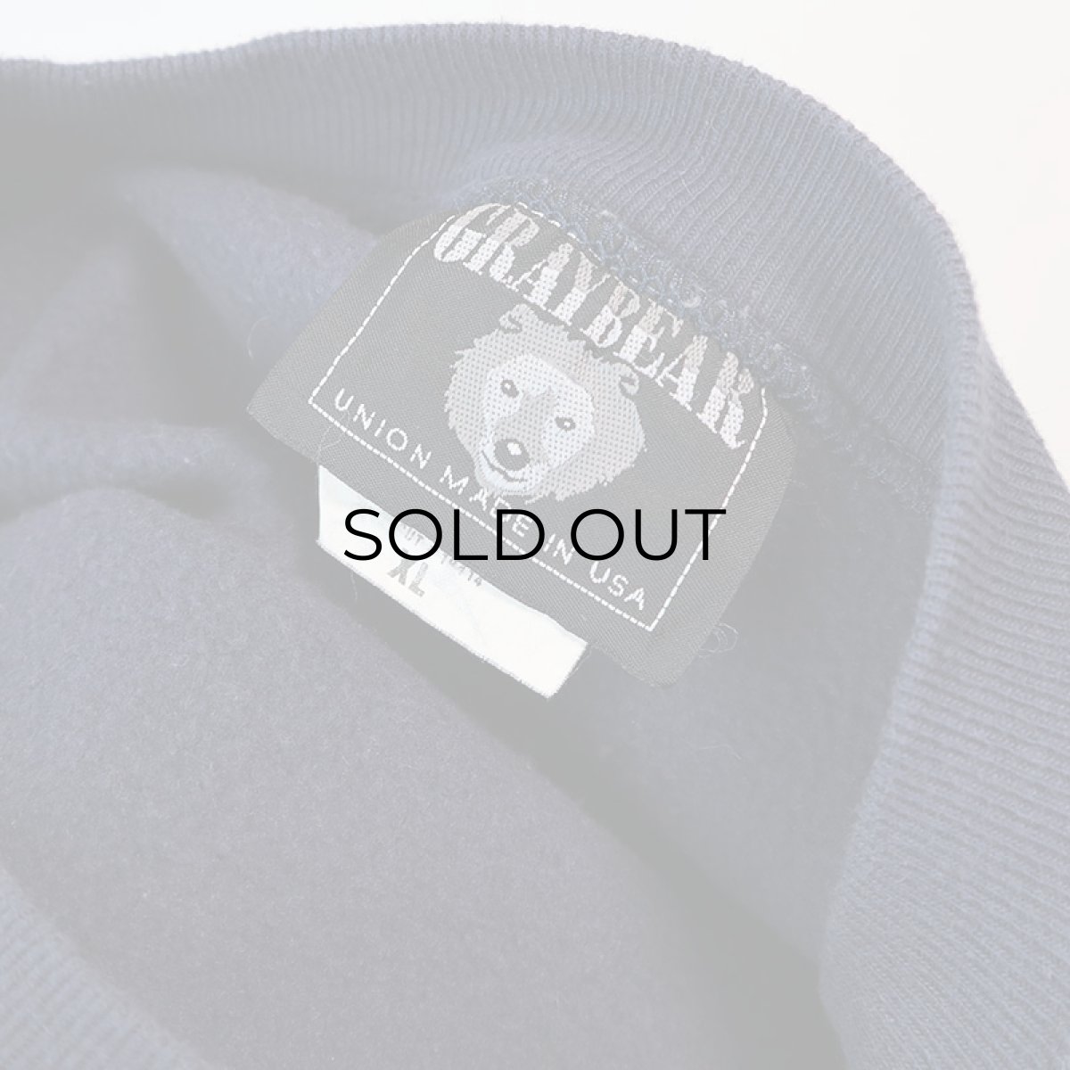 画像10: 90's GRAYBEAR REVERSE WEAVE style EMBROIDERED CREW NECK SWEAT "Georgia-Pacific" (10)