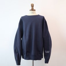 画像1: 90's GRAYBEAR REVERSE WEAVE style EMBROIDERED CREW NECK SWEAT "Georgia-Pacific" (1)