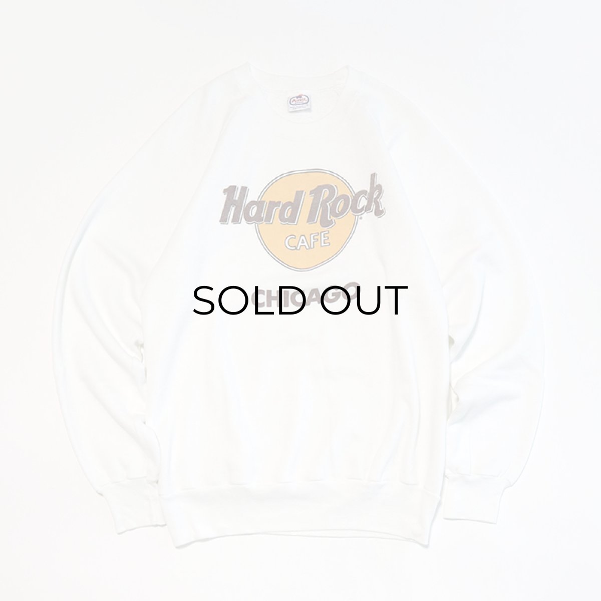 画像1: 〜80's Anvil PRINT CREW NECK SWEAT "Hard Rock CAFE CHICAGO" (1)