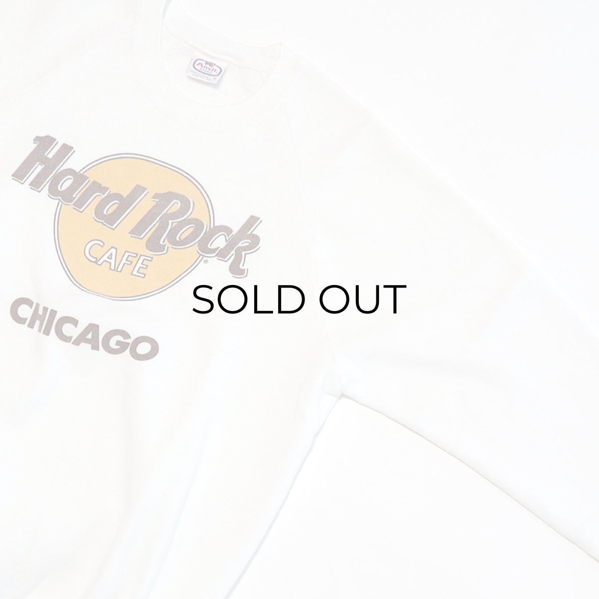 画像3: 〜80's Anvil PRINT CREW NECK SWEAT "Hard Rock CAFE CHICAGO" (3)