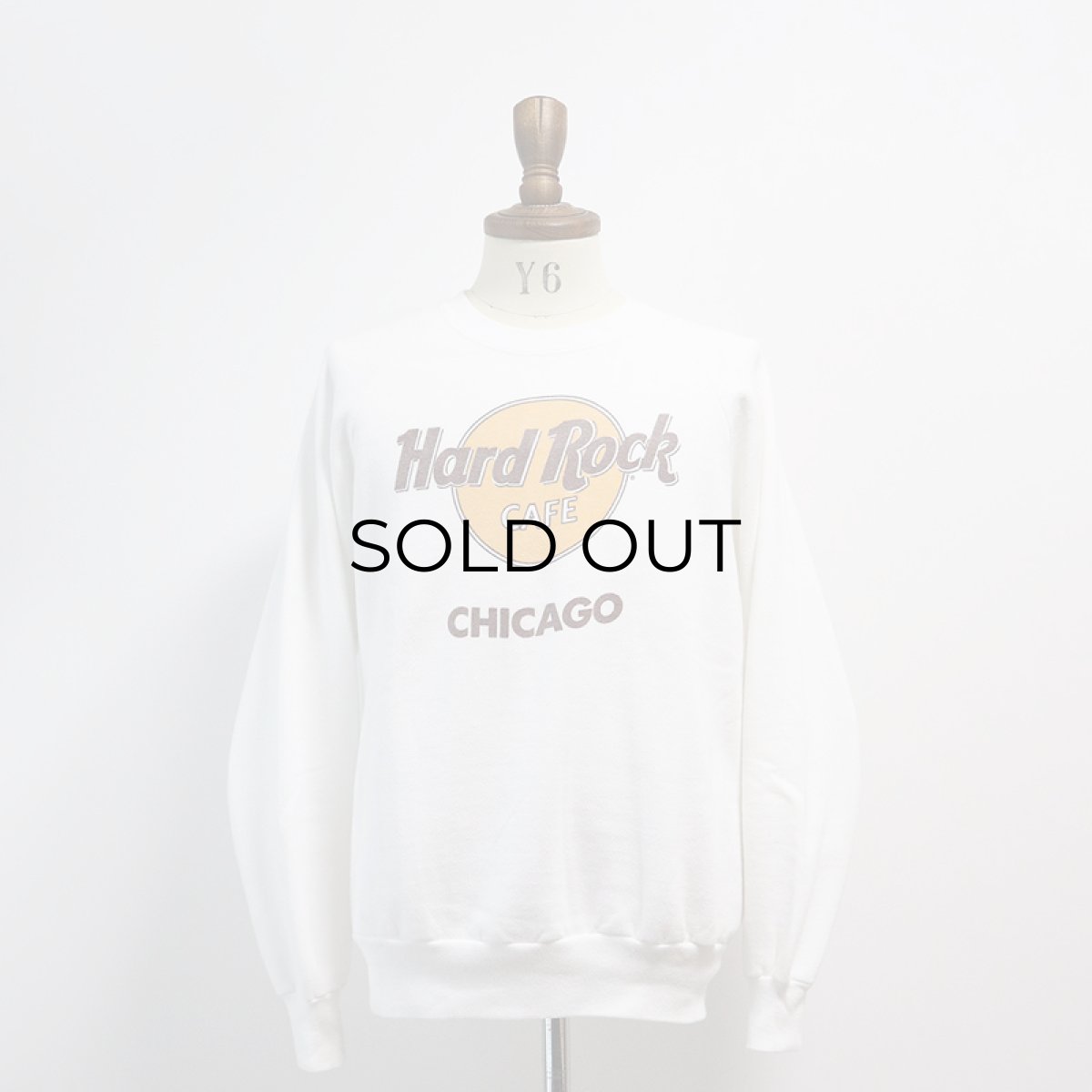 画像8: 〜80's Anvil PRINT CREW NECK SWEAT "Hard Rock CAFE CHICAGO" (8)