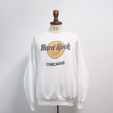 画像8: 〜80's Anvil PRINT CREW NECK SWEAT "Hard Rock CAFE CHICAGO" (8)