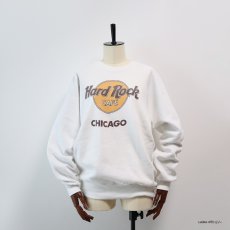 画像11: 〜80's Anvil PRINT CREW NECK SWEAT "Hard Rock CAFE CHICAGO" (11)