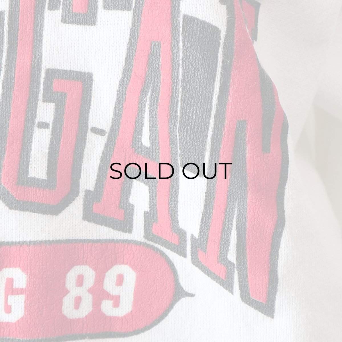 画像7: 80's Tultex PRINT CREW NECK SWEAT "MICHIGAN RACING 1989" (7)