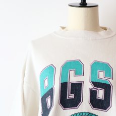 画像4: 90's JANSPORT PRINT CREW NECK SWEAT "BGSU" (4)