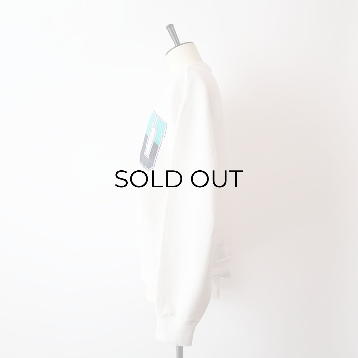 画像2: 90's JANSPORT PRINT CREW NECK SWEAT "BGSU" (2)