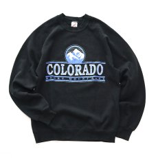 画像1: 〜90's JERZEES PRINT CREW NECK SWEAT "COLORADO ROCKY MOUNTAINS" (1)