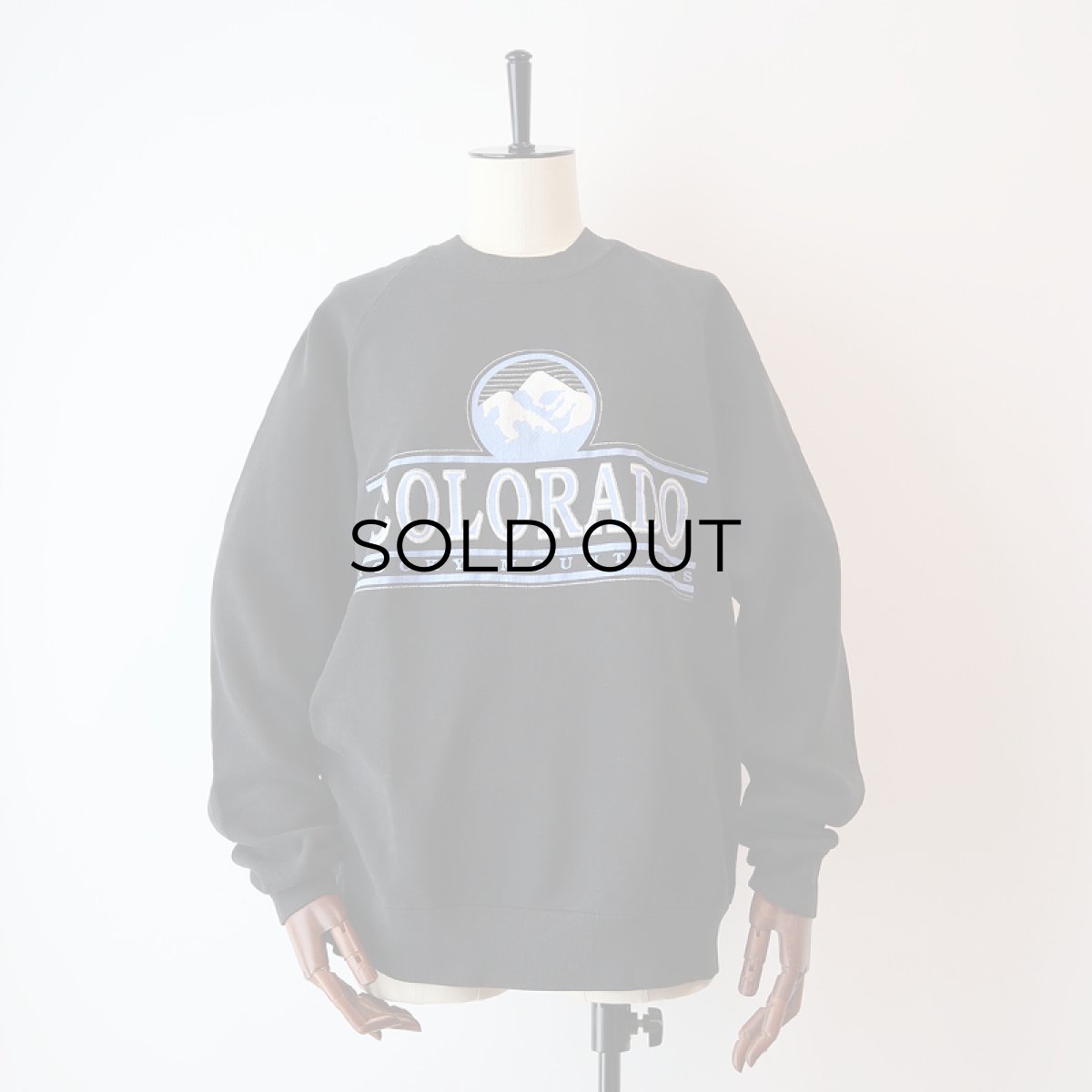 画像10: 〜90's JERZEES PRINT CREW NECK SWEAT "COLORADO ROCKY MOUNTAINS" (10)