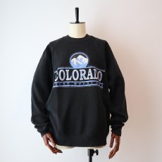 画像10: 〜90's JERZEES PRINT CREW NECK SWEAT "COLORADO ROCKY MOUNTAINS" (10)