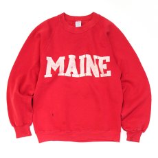 画像5: 80's SUPER WEIGHTS BY RUSSELL PRINT CREW NECK SWEAT "MAINE" (5)