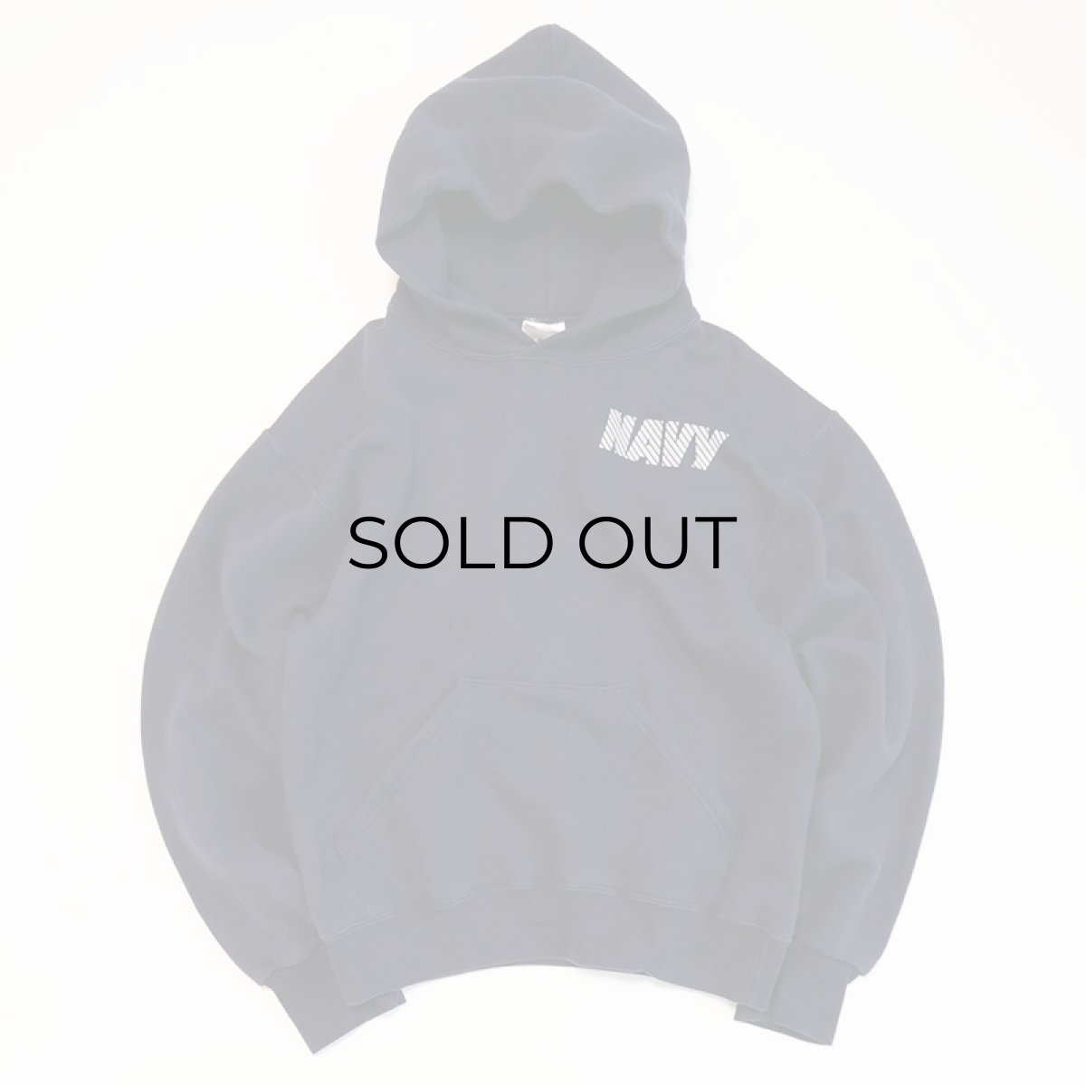 画像6: SOFFE W-REFLECTIVE PRINT SWEAT PULLOVER PARKA "NAVY" (6)