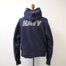 画像3: SOFFE W-REFLECTIVE PRINT SWEAT PULLOVER PARKA "NAVY" (3)