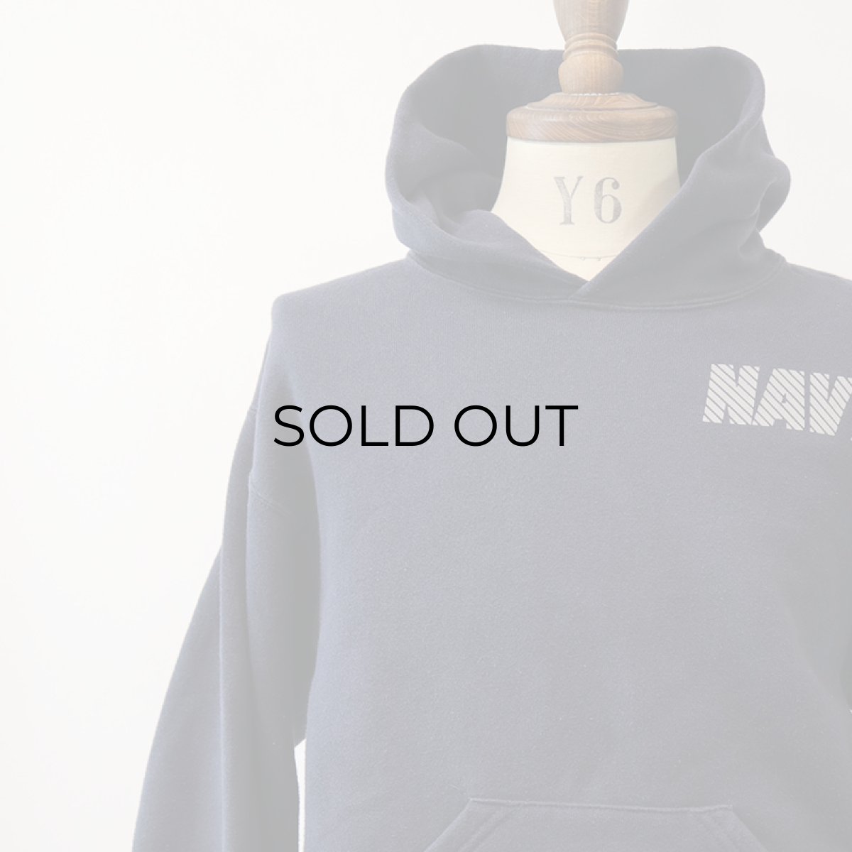 画像5: SOFFE W-REFLECTIVE PRINT SWEAT PULLOVER PARKA "NAVY" (5)