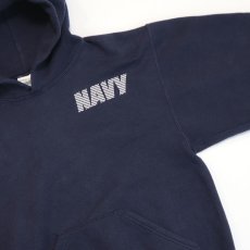 画像10: SOFFE W-REFLECTIVE PRINT SWEAT PULLOVER PARKA "NAVY" (10)