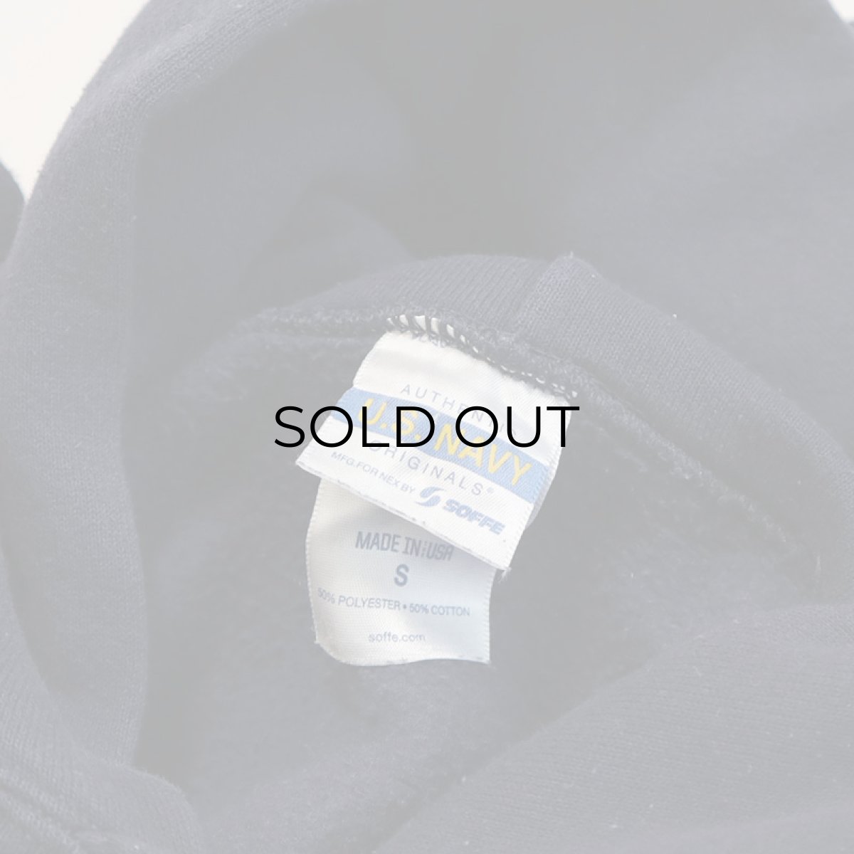 画像11: SOFFE W-REFLECTIVE PRINT SWEAT PULLOVER PARKA "NAVY" (11)