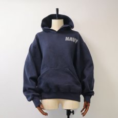 画像4: SOFFE W-REFLECTIVE PRINT SWEAT PULLOVER PARKA "NAVY" (4)