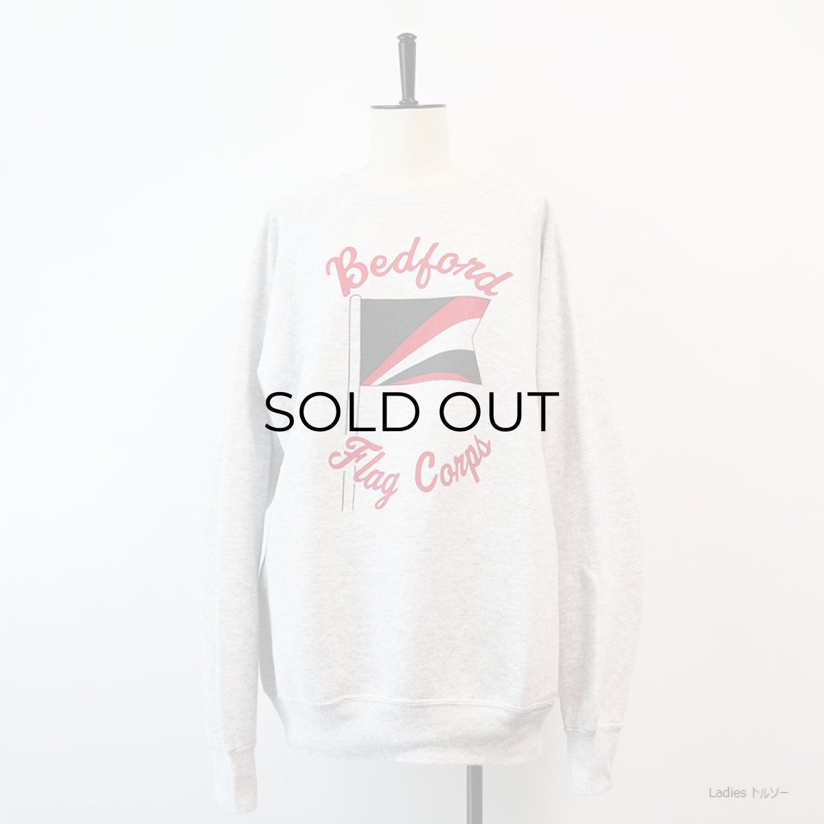 画像4: 〜90's ULTRA SWEATS PRINT CREW NECK SWEAT "Bedford Flag Corps" (4)