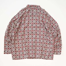 画像3: 60's Custom Tailored COTTON ALL OVER PATTERN PAJAMA SHIRT (3)