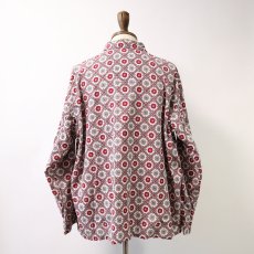 画像16: 60's Custom Tailored COTTON ALL OVER PATTERN PAJAMA SHIRT (16)