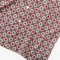 画像9: 60's Custom Tailored COTTON ALL OVER PATTERN PAJAMA SHIRT (9)